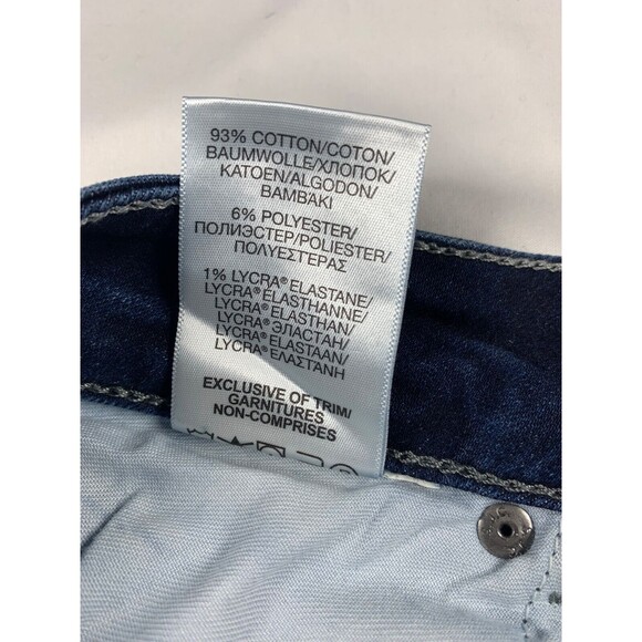 Silver Jeans Womens Size 28 x 22.5 Blue Suki Capri Low Rise Denim Stretch - Picture 9 of 10